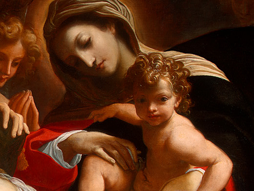 The Dream of Saint Catherine of Alexandria (detail) dfg